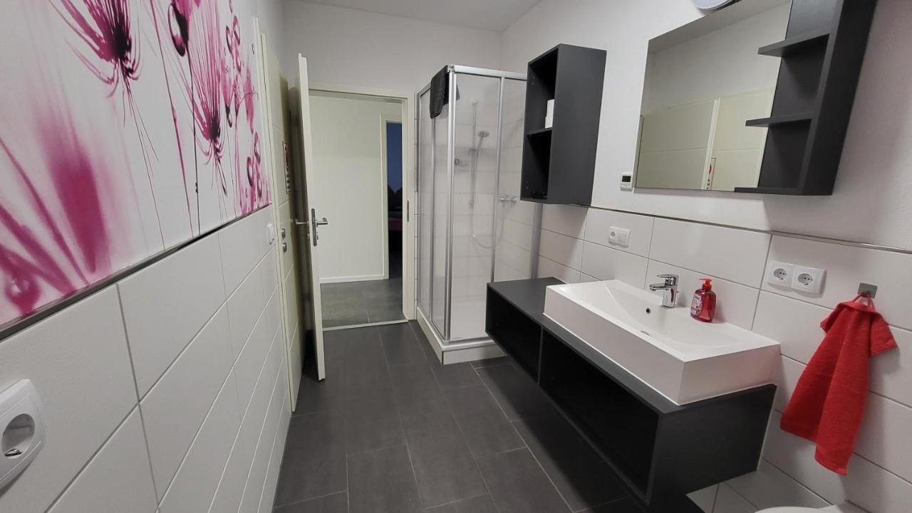 Luxus Ferienwohnung Irxleben Exterior foto