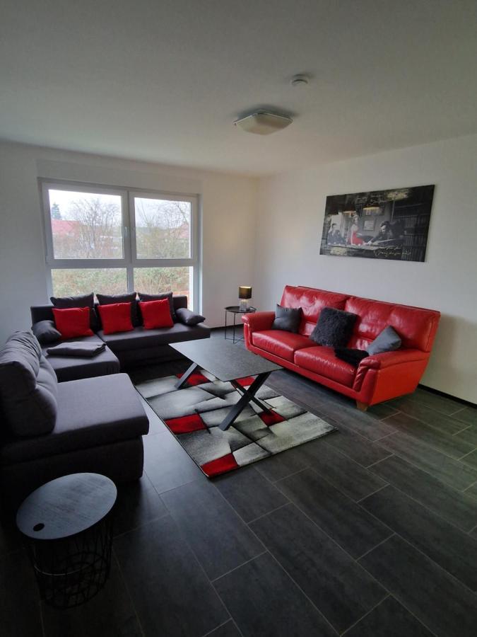 Luxus Ferienwohnung Irxleben Exterior foto