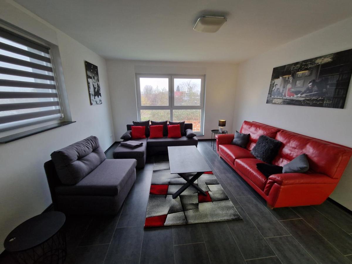 Luxus Ferienwohnung Irxleben Exterior foto